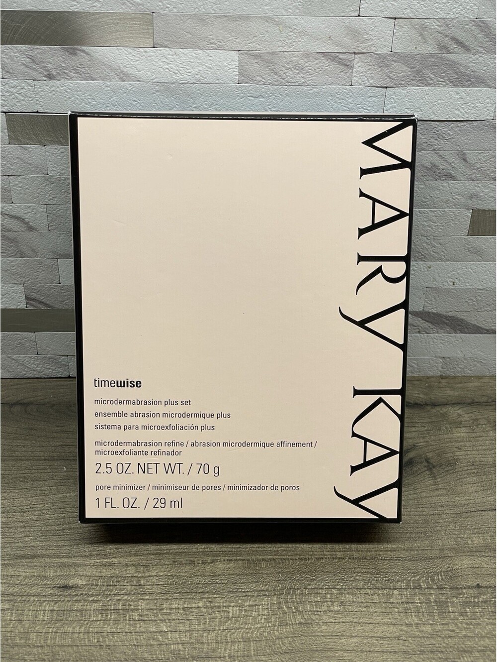 MARY KAY TimeWise Microdermabrasion Plus Set 2.5oz Refine 1oz Pore Minimizer NEW